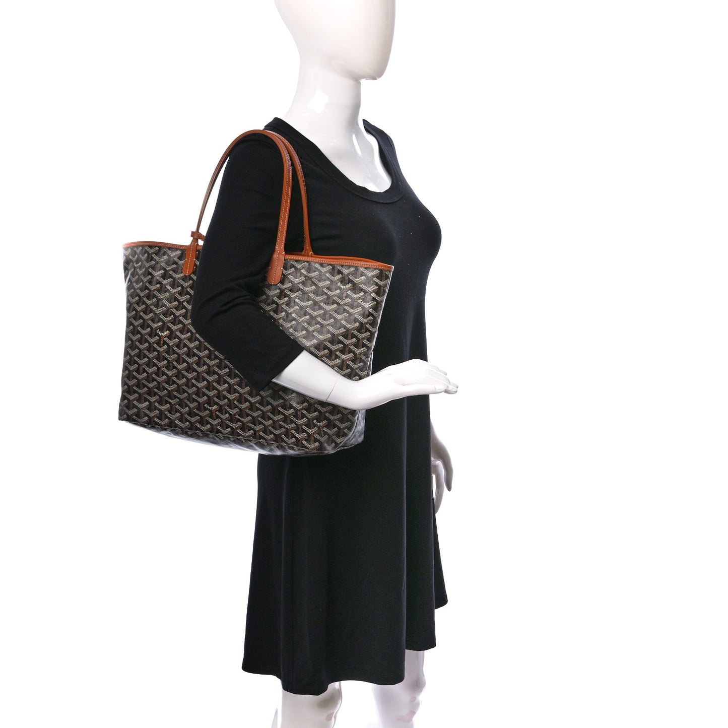 Goyardine Saint Louis PM Black Gold
