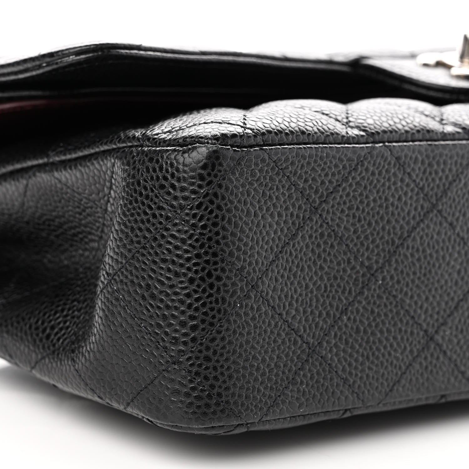 Chanel Caviar Quilted Medium Double Flap Black 9 of 12