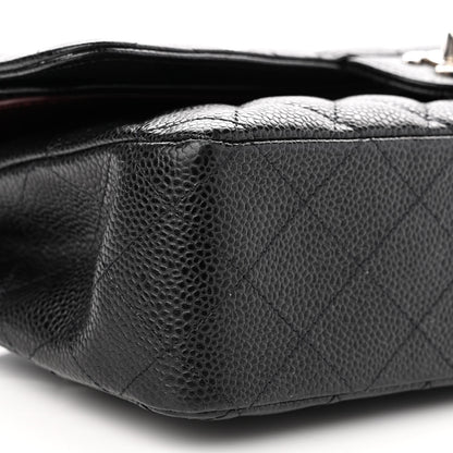 Chanel Caviar Quilted Medium Double Flap Black 9 of 12
