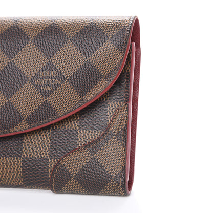 Louis Vuitton Damier Ebene Caissa Wallet Cherry 8 of 11