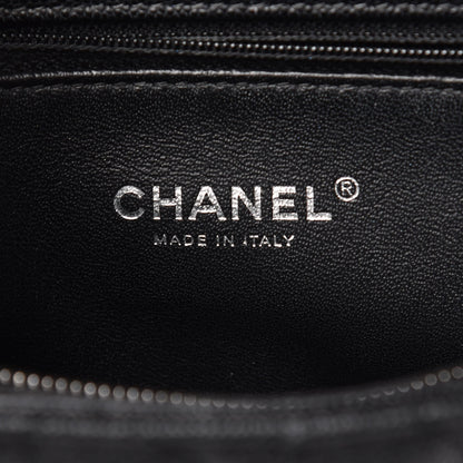 Chanel Caviar Lizard Quilted Large Coco Handle Flap Black 6 of 11