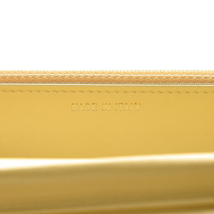 Chanel Caviar Quilted CC Filigree Wallet On Chain WOC Yellow 7 of 9