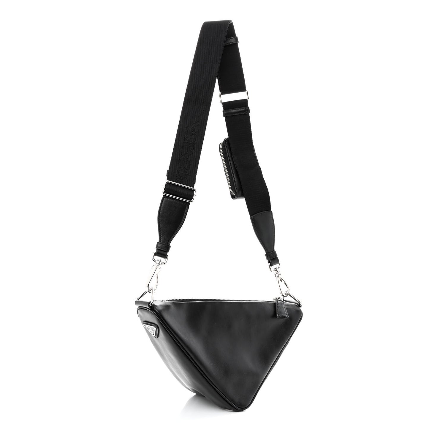 Grace Lux Triangle Shoulder Bag Black