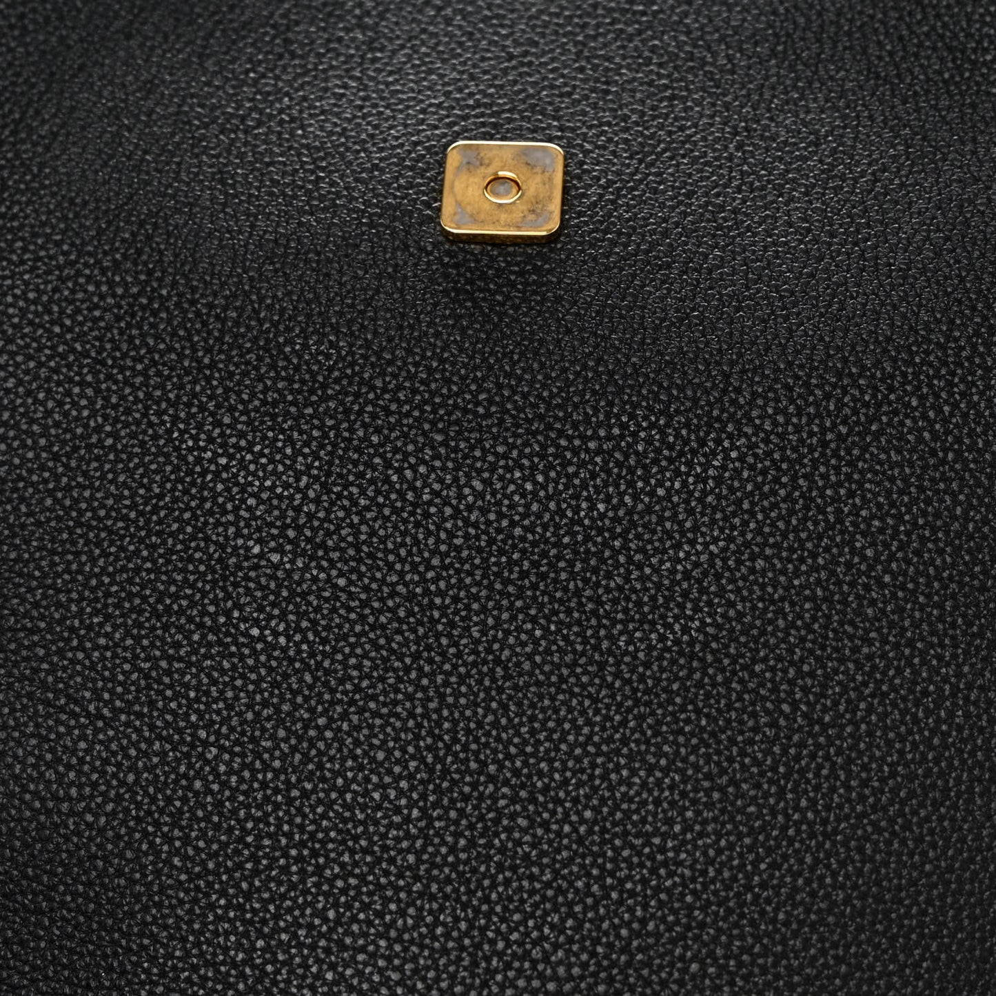 Grained Calfskin Mini TF East West Tote Black