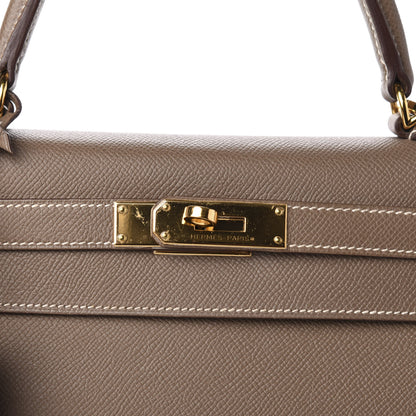 Hermes Epsom Kelly Sellier 28 Etoupe 12 of 14