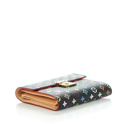 Louis Vuitton Monogram Multicolor Koala Wallet Black 4 of 7