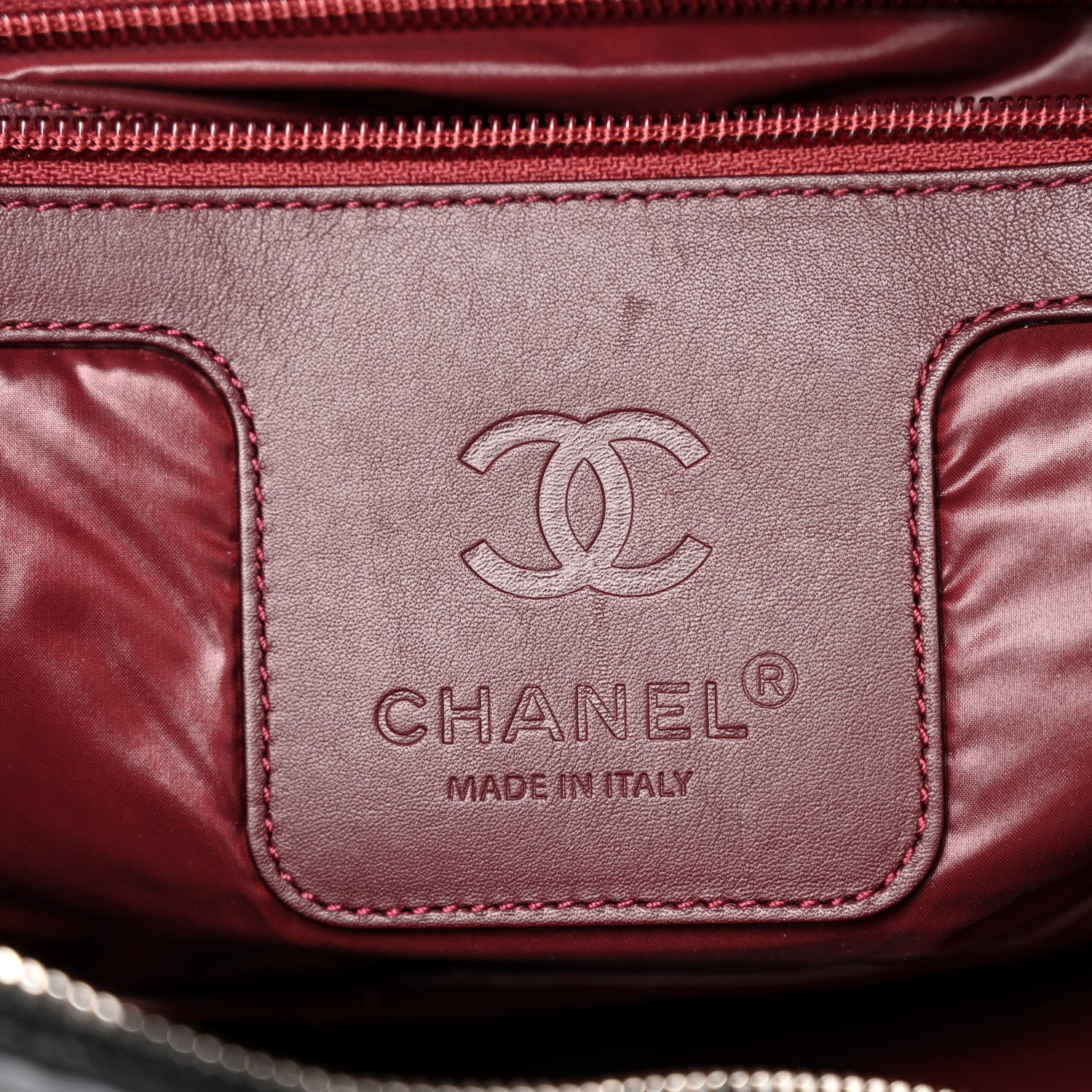 Chanel Nylon Quilted Large Coco Cocoon Tote Black 6 of 9