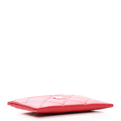 Chanel Caviar Quilted Card Holder Red 4 of 8
