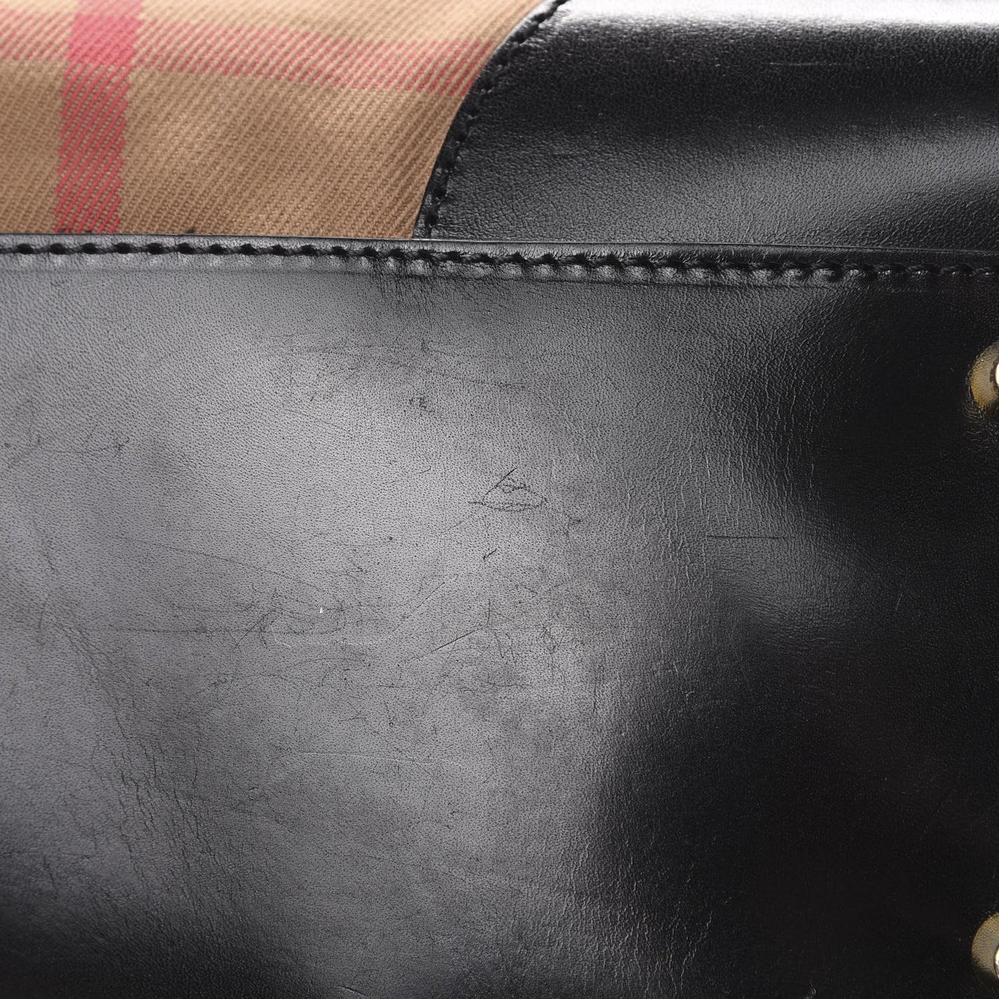 House Check Small Canterbury Tote Black