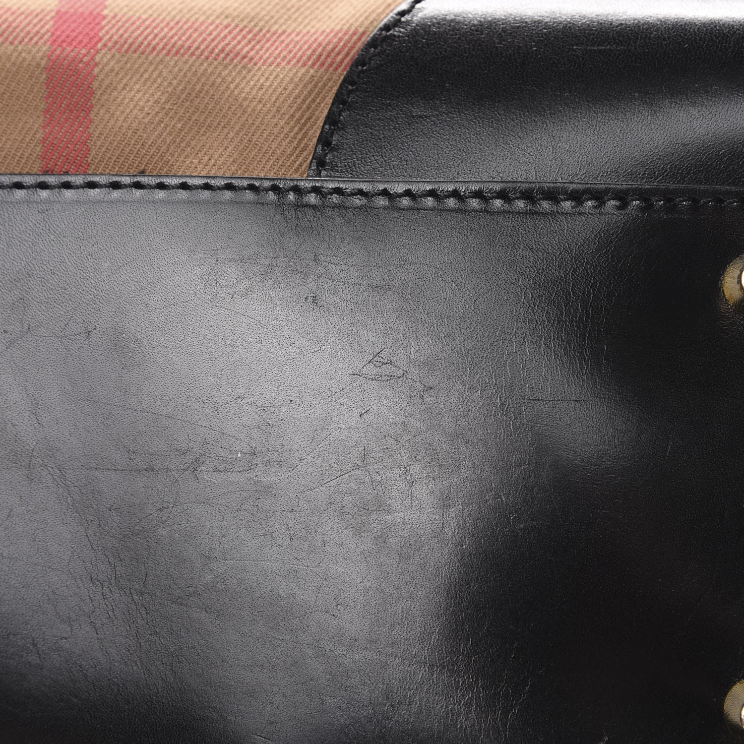 Burberry House Check Small Canterbury Tote Black 11 of 12