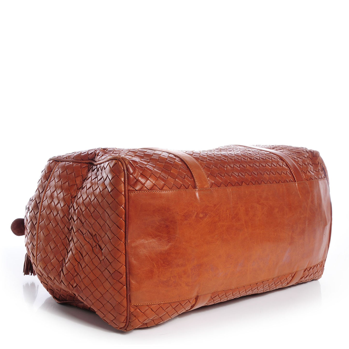 Vintage Nappa Intrecciato Duffel Brown