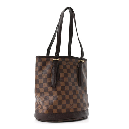 Louis Vuitton Damier Ebene Marais Bucket 23 3 of 9