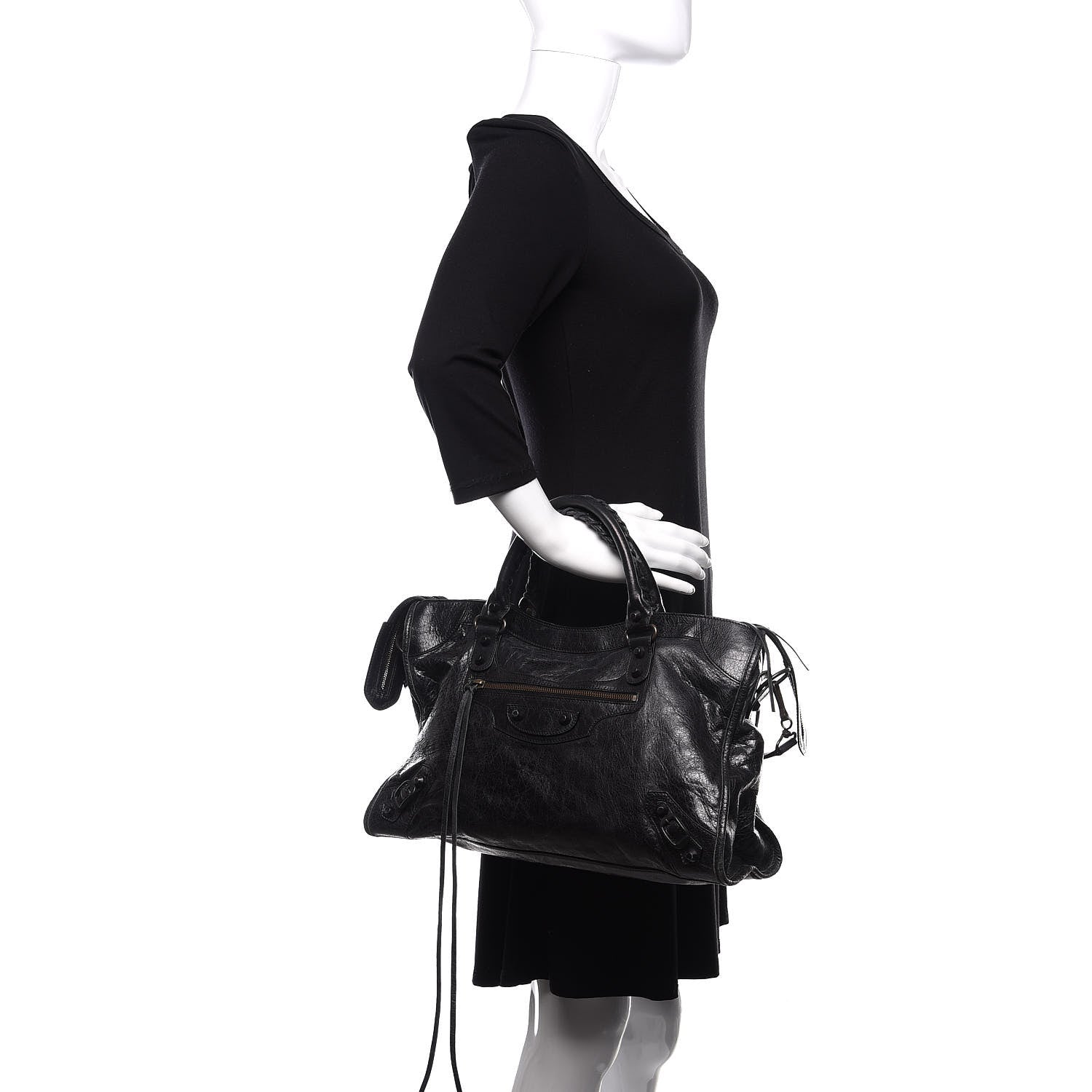 Balenciaga Agneau Classic Hardware City Black 3 of 13