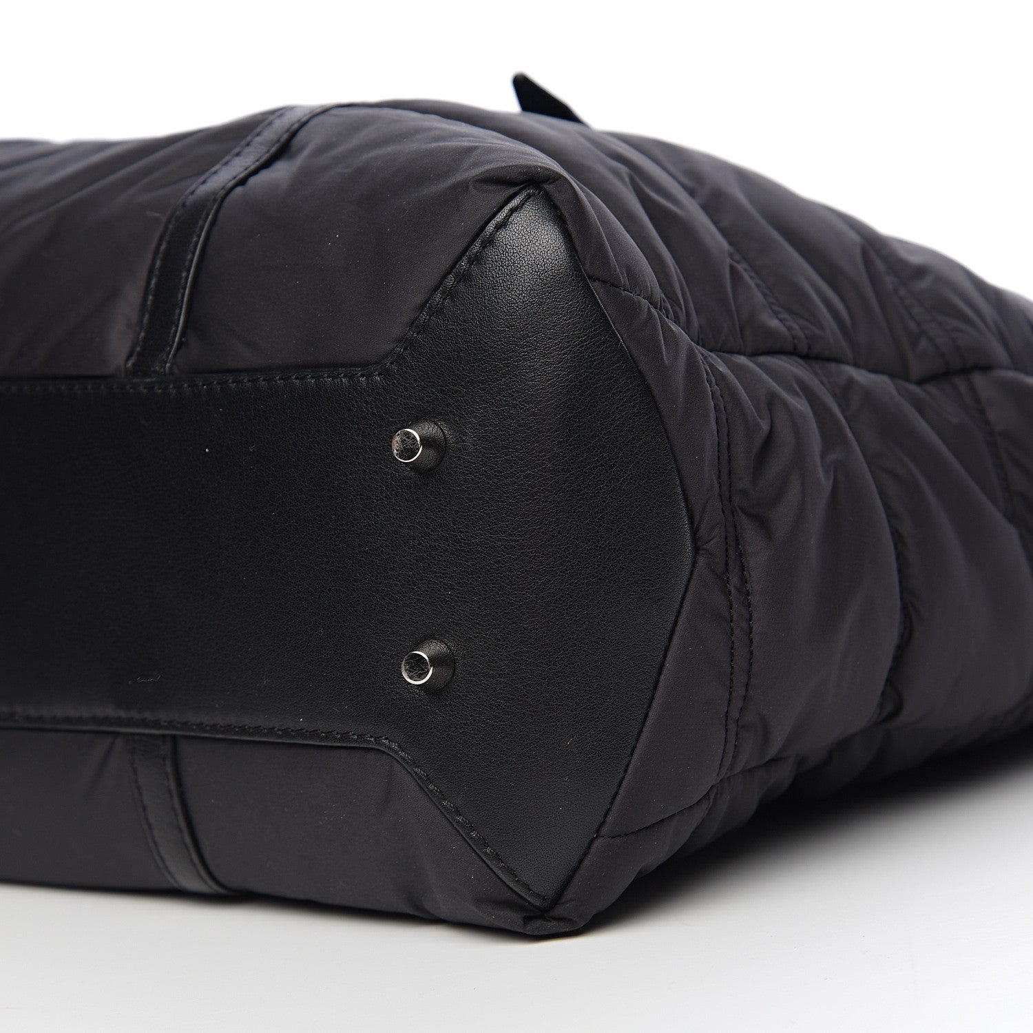 Burberry Nylon House Check Quilted Abbey Diaper Bag Black 9 of 9