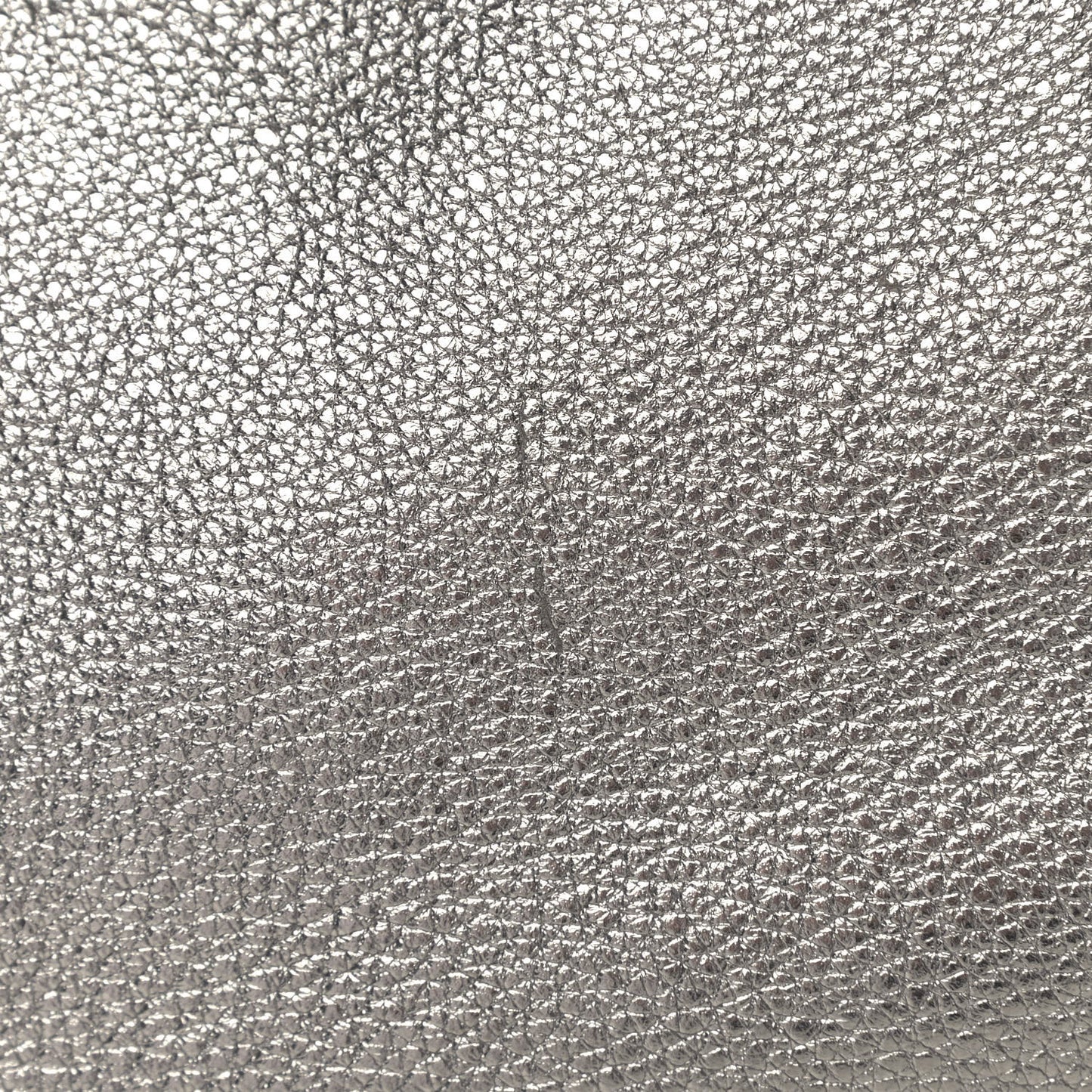 Metallic Vitello Daino Side Pocket Tote Bag Acciaio