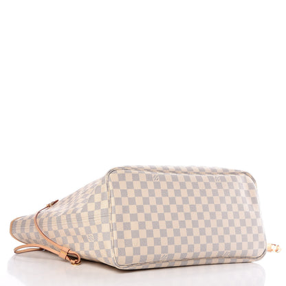 Louis Vuitton Damier Azur Neo Neverfull GM Rose Ballerine 5 of 11
