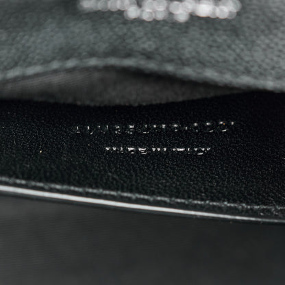 Saint Laurent SAINT LAURENT Grain De Poudre Medium Classic Monogram Kate Tassel Satchel Black 8 of 11