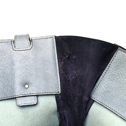 Chloe Smooth Calfskin Medium Milo Shopping Tote Cloudy Blue 24 of 33