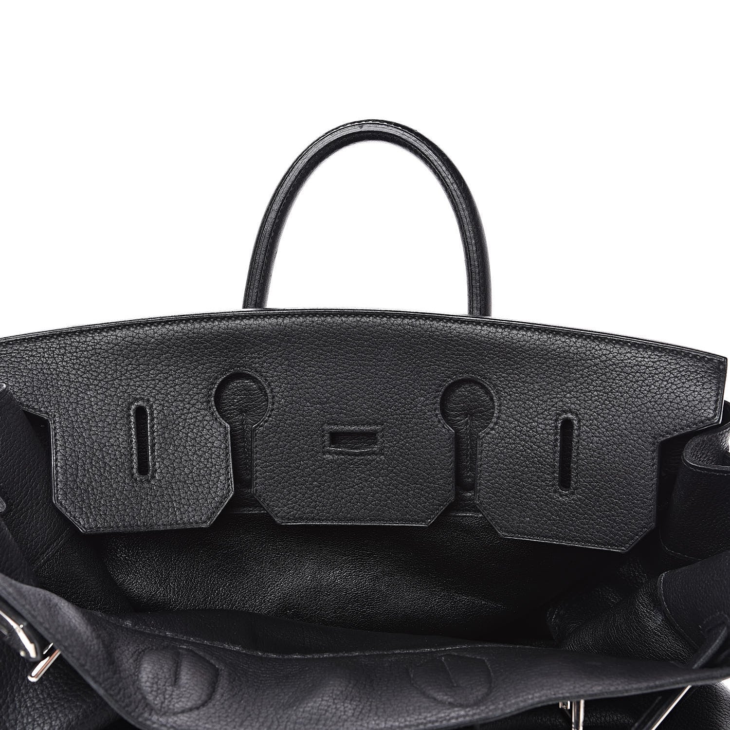 Hermes Taurillon Clemence HAC Birkin 40 Black 14 of 33