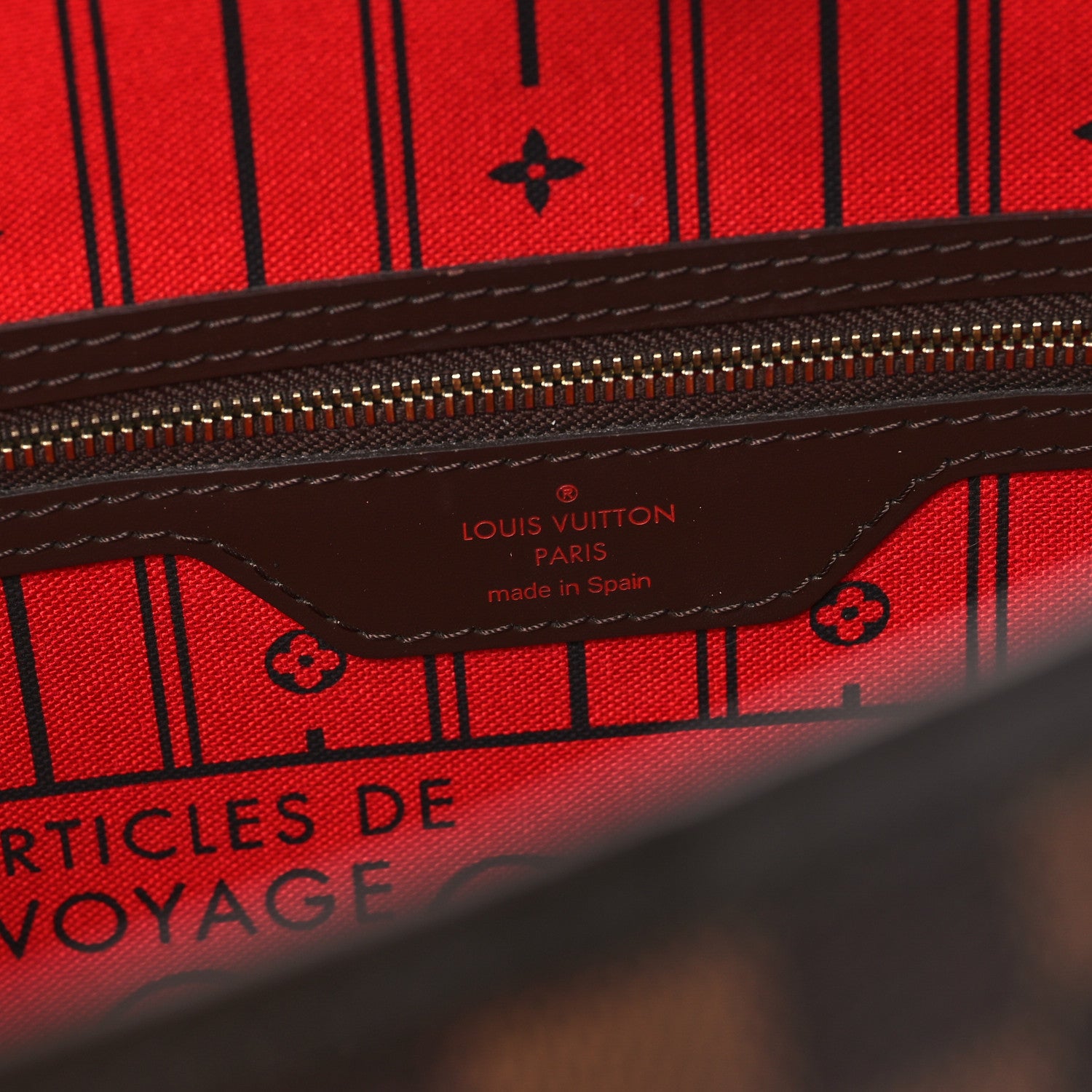 Louis Vuitton Damier Ebene Neverfull MM 6 of 10