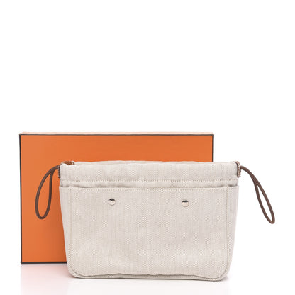 Hermes Canvas Barenia Fourbi 25 MM Pouch Naturel Fauve 9 of 9