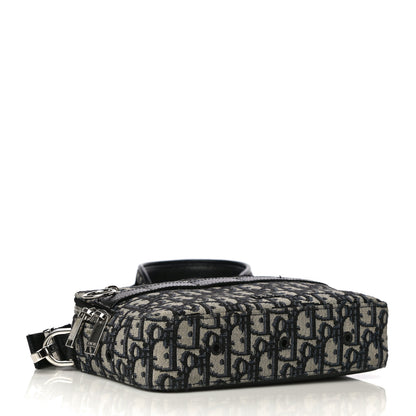Christian Dior HOMME Oblique Safari Messenger Blue 4 of 10