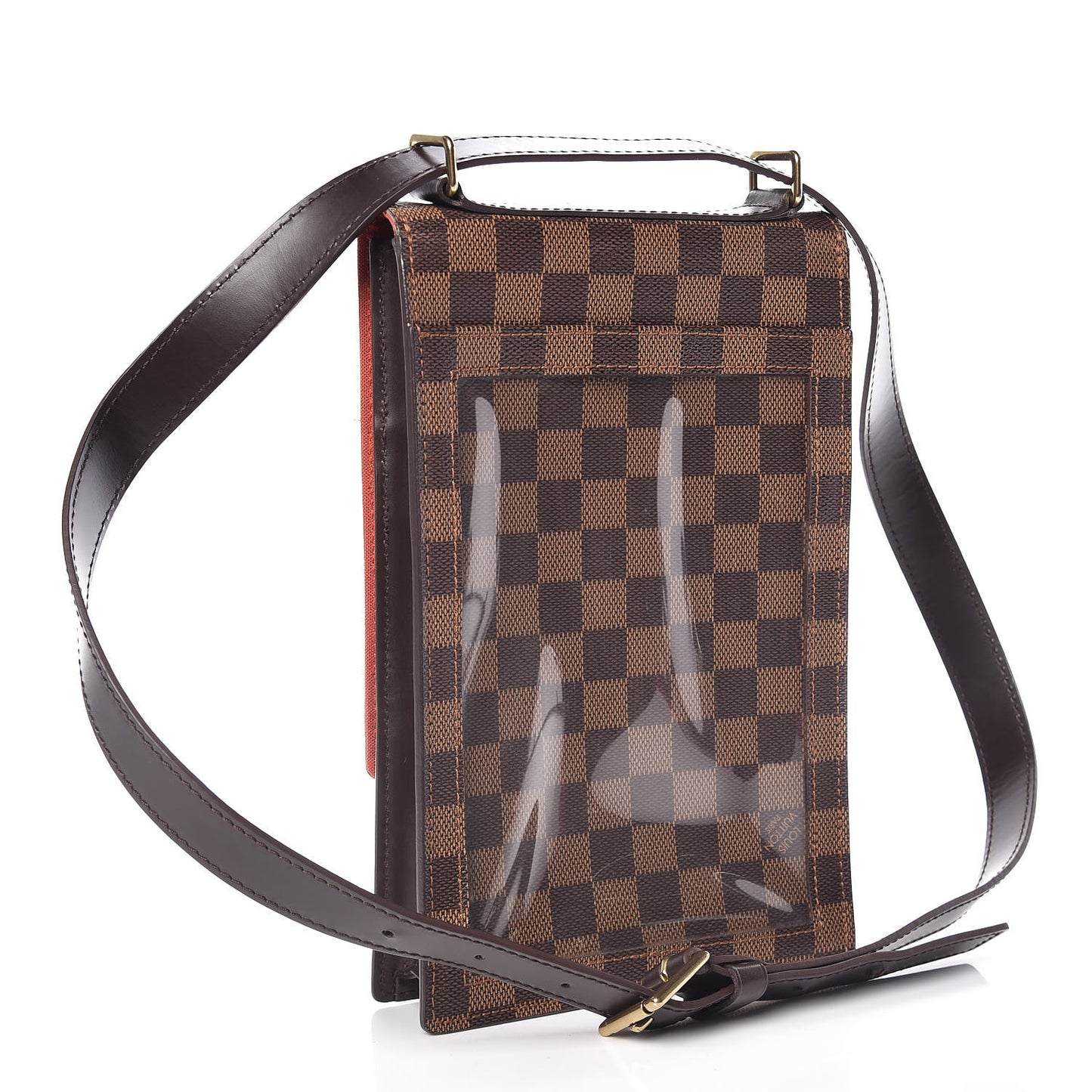 Damier Ebene Portobello Travel Shoulder Bag