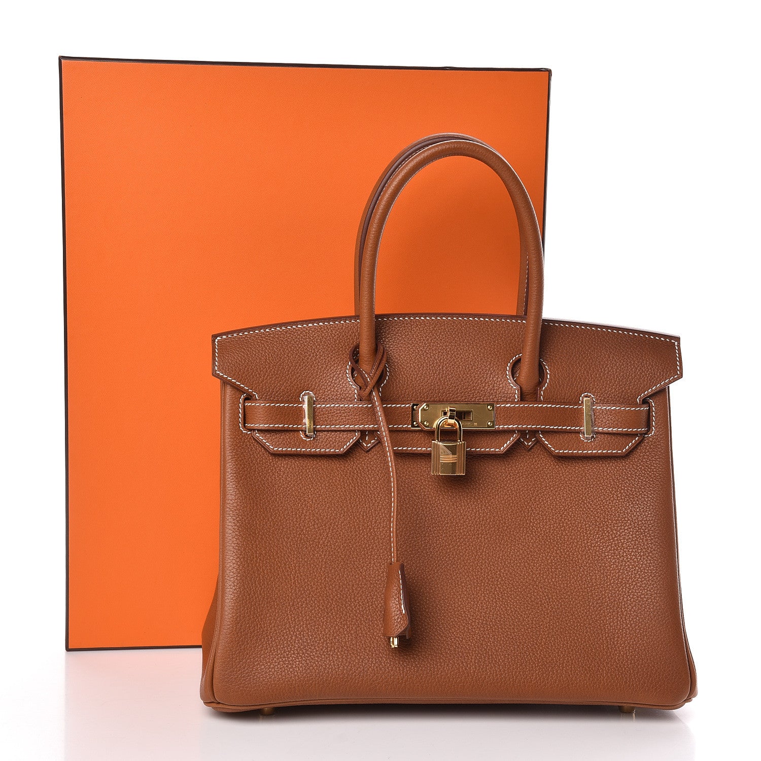 Hermes Natural Barenia Faubourg Birkin 30 Fauve 34 of 34