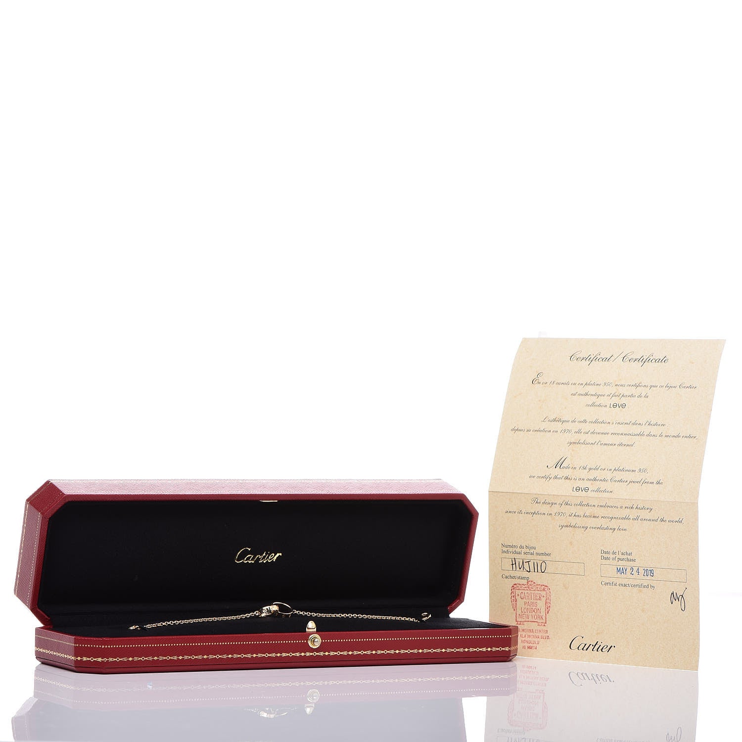 Cartier 18K Yellow Gold Interlocking LOVE Bracelet 8 of 8