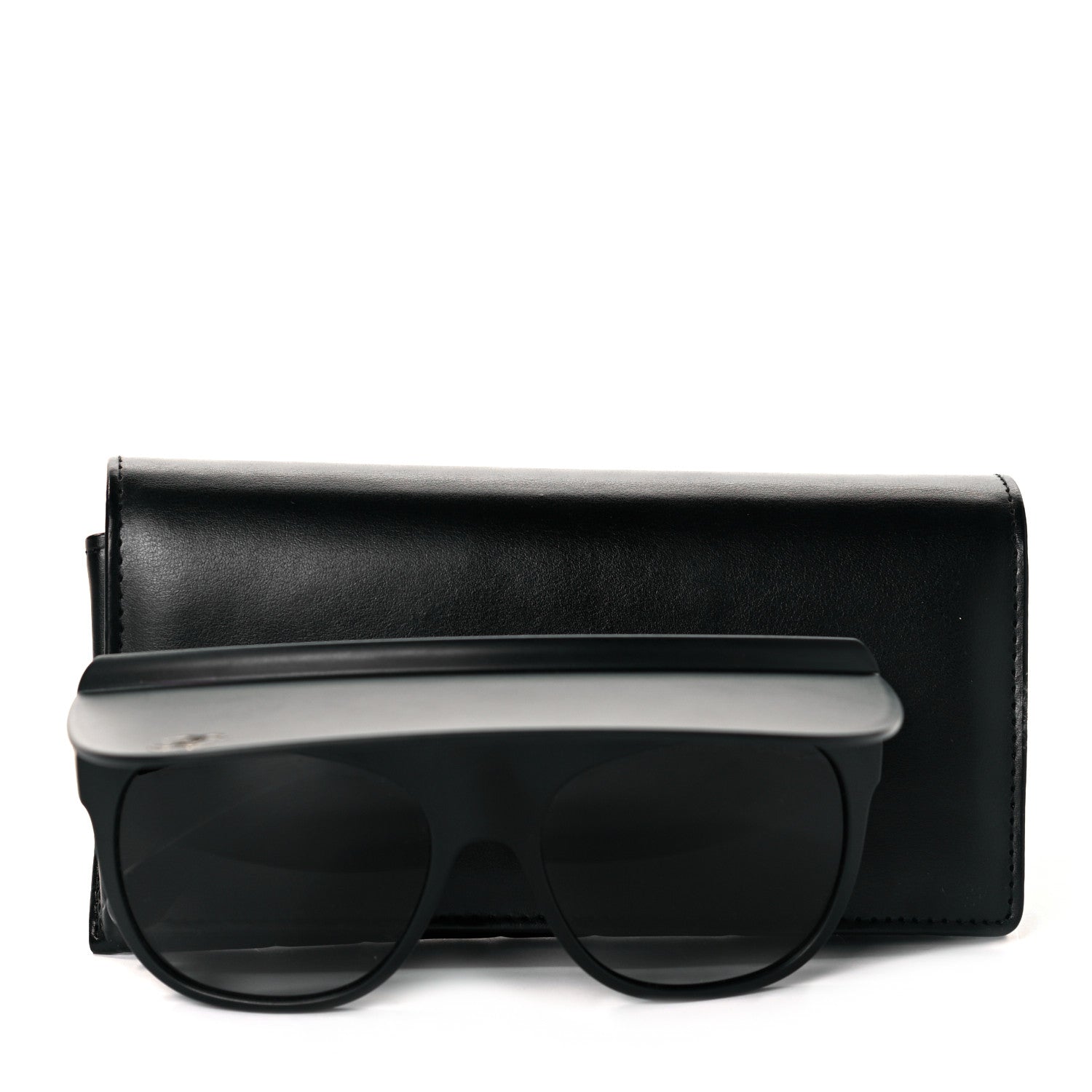 Chanel Acetate Visor Sunglasses 71046 Matte Black 8 of 8
