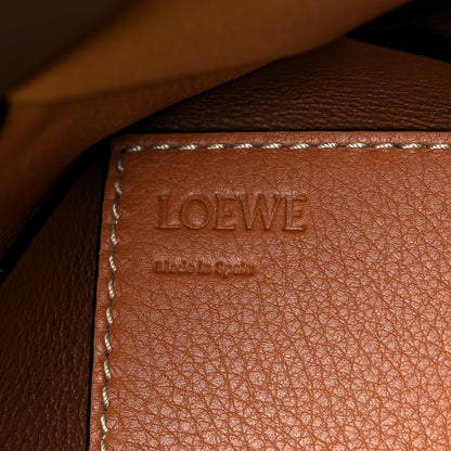 Loewe Calfskin Small Woven Basket Surplus Bag Hazelnut Camel 6 of 11