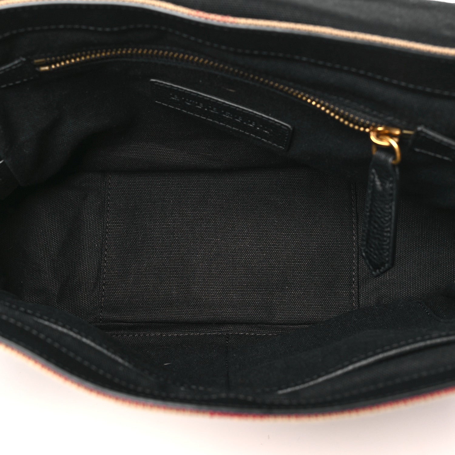 Burberry Canvas Mega Check Small Baildon Messenger Bag Black 5 of 10