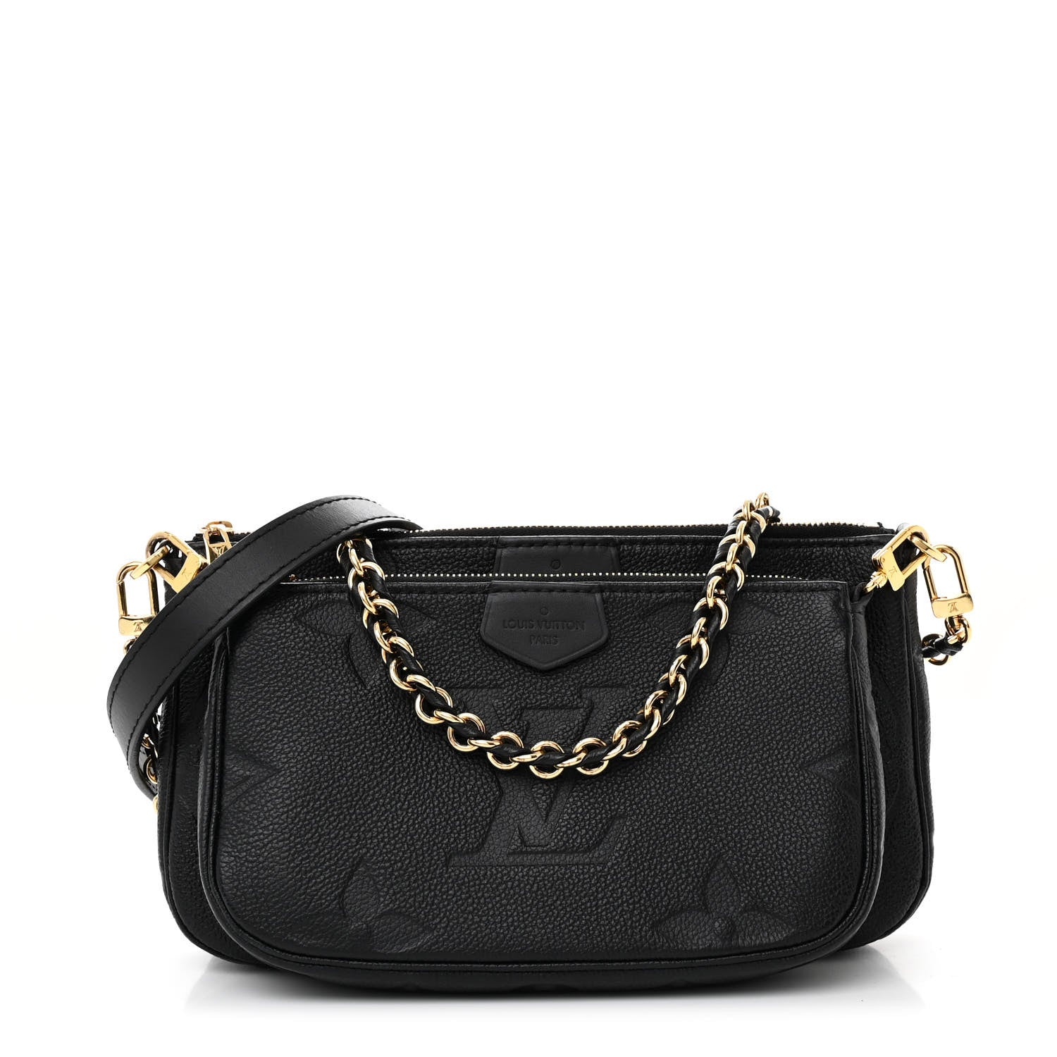 Louis Vuitton Empreinte Monogram Giant Multi Pochette Accessories Black 1 of 11