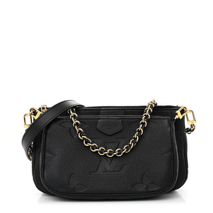Louis Vuitton Empreinte Monogram Giant Multi Pochette Accessories Black 1 of 11