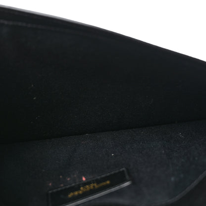 Saint Laurent Grain De Poudre Uptown Pouch Black 5 of 9