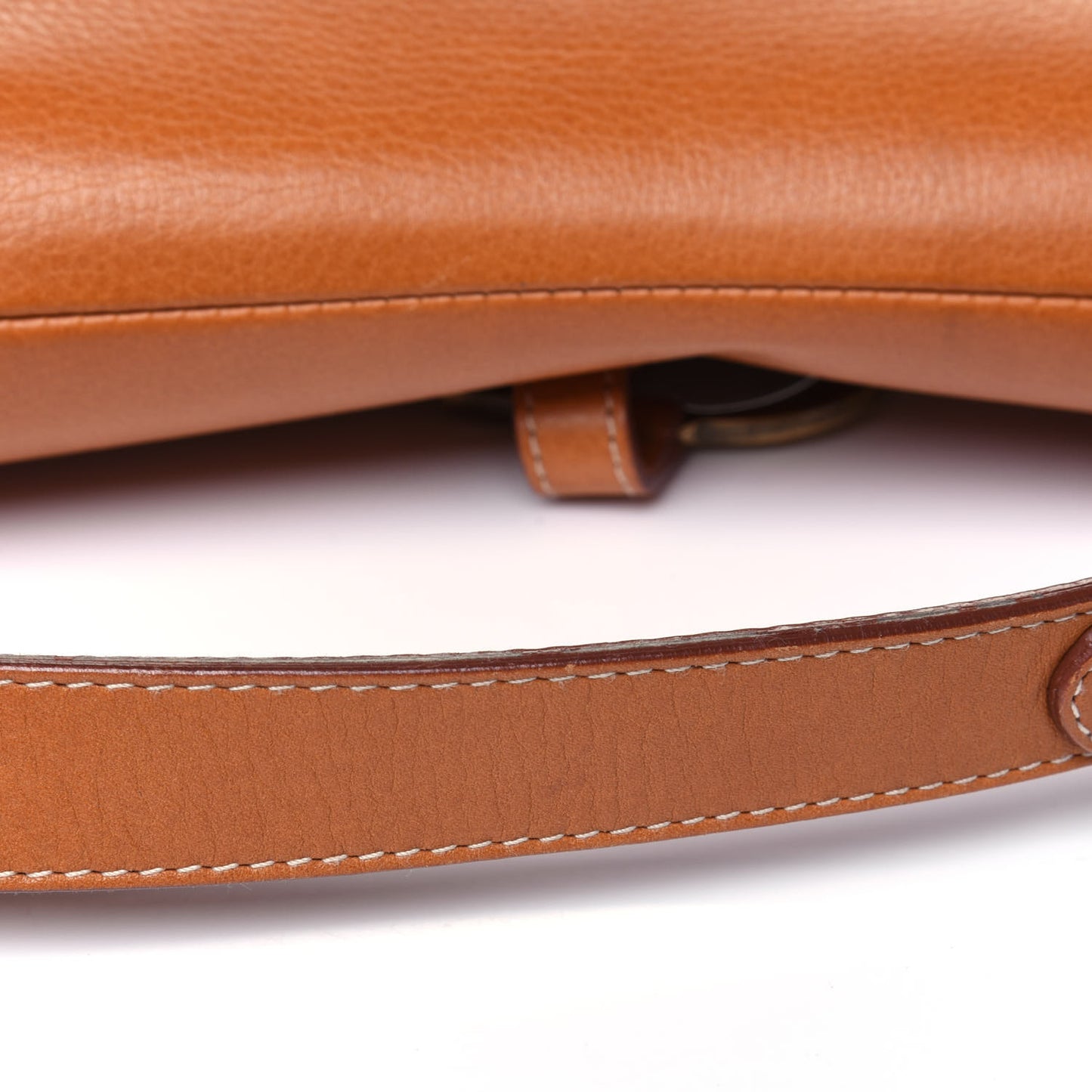 Calfskin Saddle Bag Tan