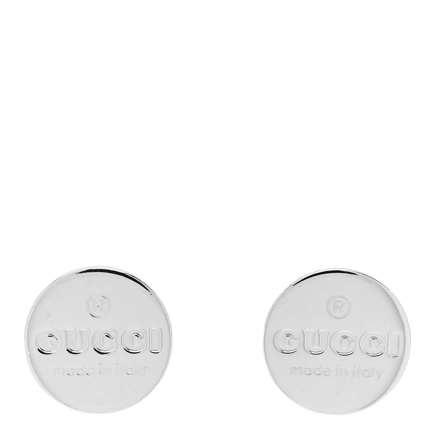Sterling Silver Round Stud Earrings