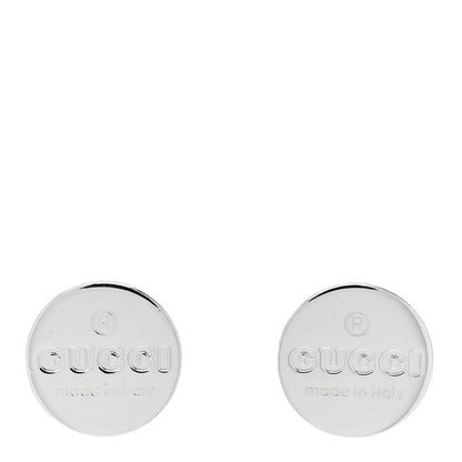 Gucci Sterling Silver Round Stud Earrings 1 of 4