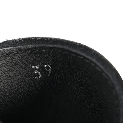 Prada Spazzolato Rois Monolith 55mm Derby Loafers 39 Black 8 of 9