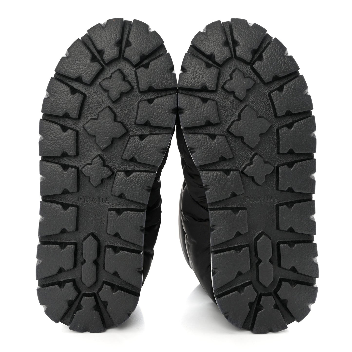 Re-Nylon Piuma Triangle Logo Padded Drawcord 20mm Snow Boots 36 Black