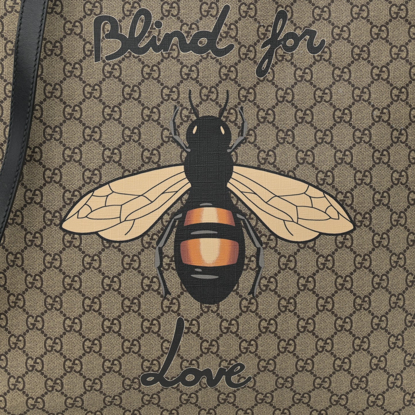 GG Supreme Monogram Blind for Love Vertical Tote