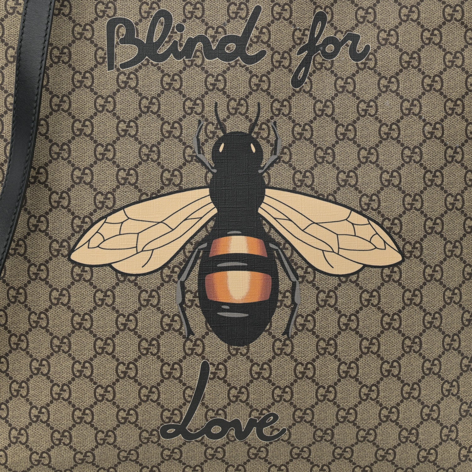 Gucci GG Supreme Monogram Blind for Love Vertical Tote 8 of 12