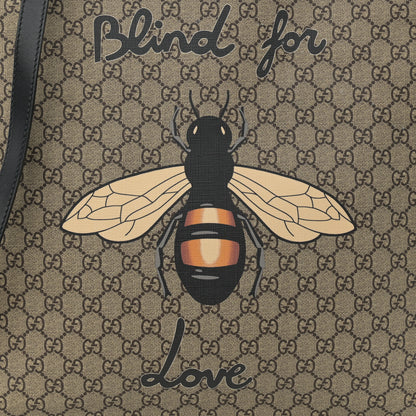 Gucci GG Supreme Monogram Blind for Love Vertical Tote 8 of 12