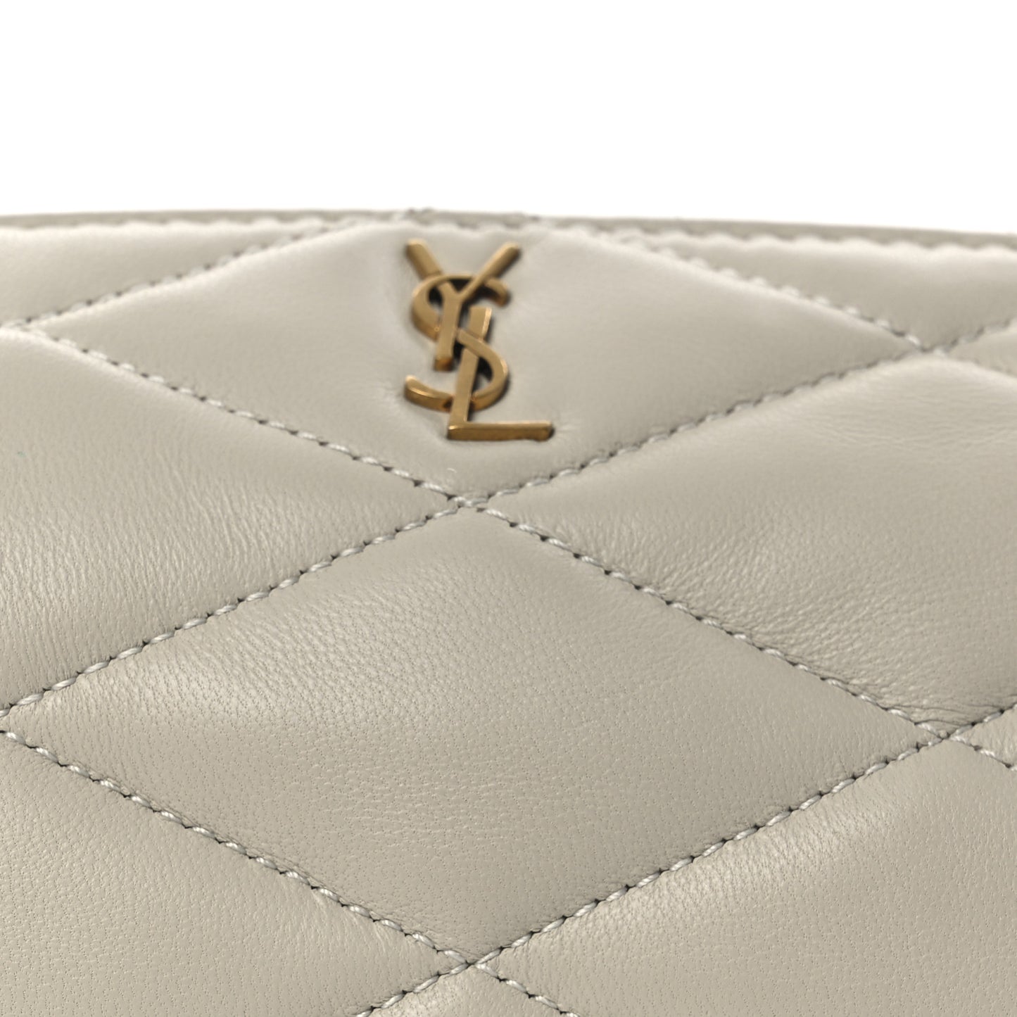 Lambskin Monogram Mini Sade Tube Bag Crema Soft