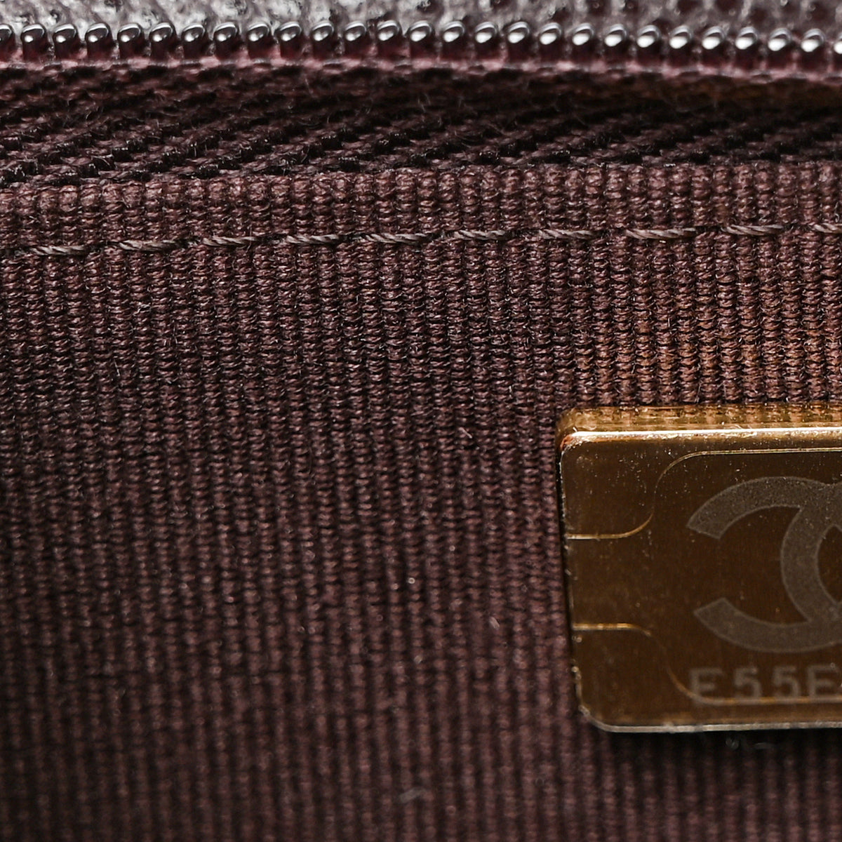 Caviar Quilted Wallet on Chain WOC Purple
