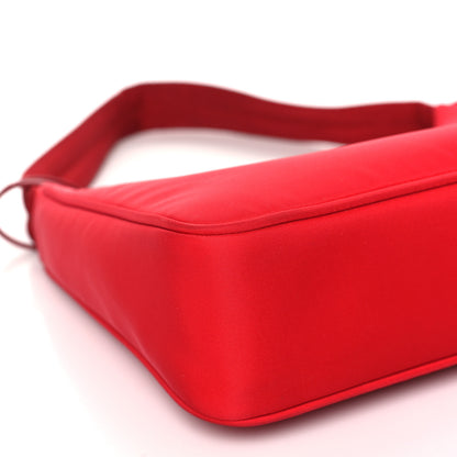 Prada Tessuto Nylon Mini Re-Edition 2000 Bag Rosso 9 of 10