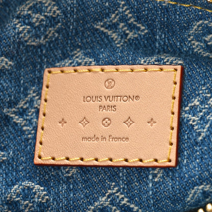 Louis Vuitton Monogram Denim Hills Pochette Blue 6 of 9