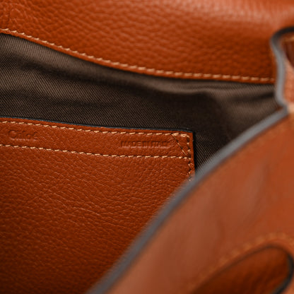 Chloe Calfskin Medium Marcie Round Crossbody Bag Tan 6 of 13