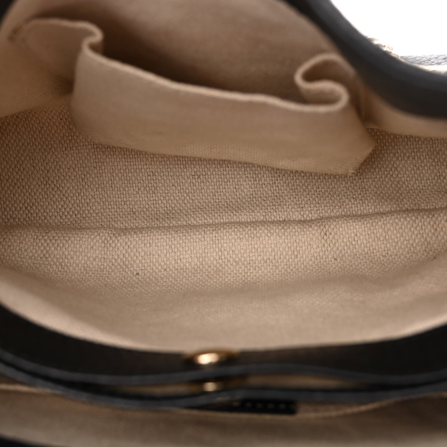 Gucci Pebbled Calfskin Small Soho Chain Shoulder Bag Black 6 of 13