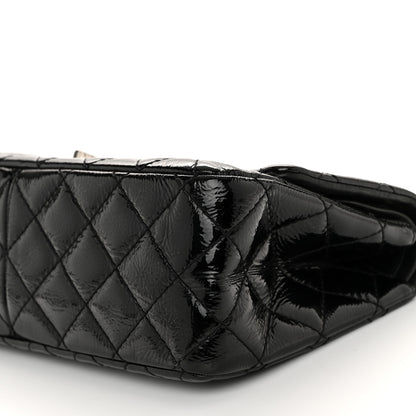 Chanel Distressed Patent Quilted 2.55 Reissue 226 Flap Black 10 of 10